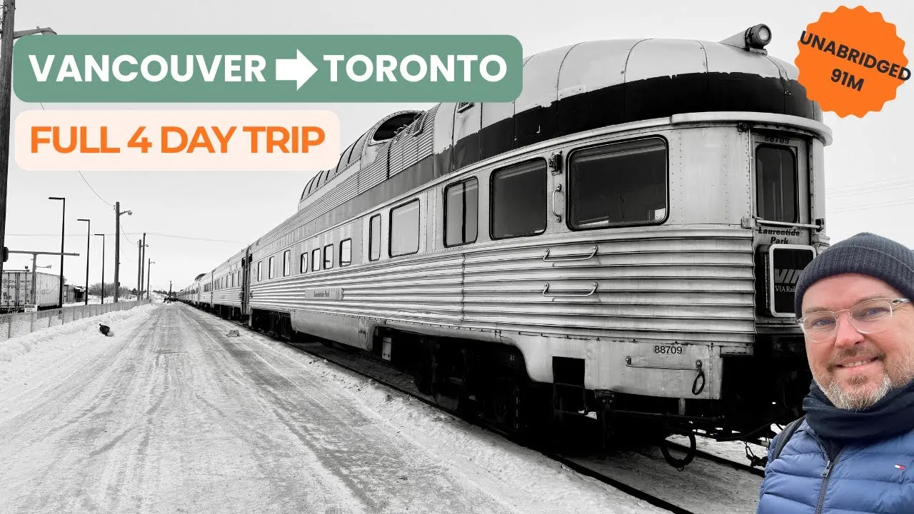 The Canadian: 4,466km Across Canada on VIA Rail (Full Documentary)